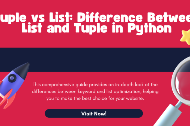 difference between list and tuple