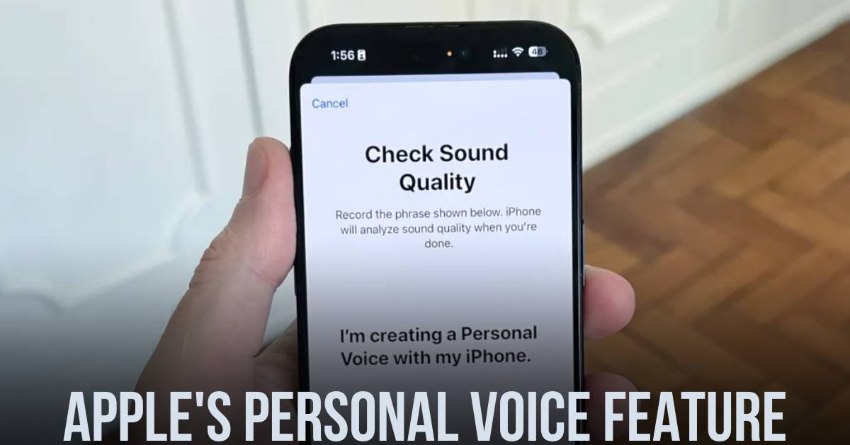 Apple's Personal Voice Feature