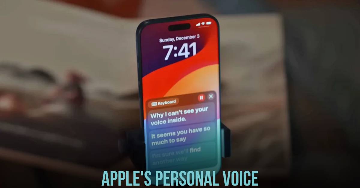 Apple's Personal Voice